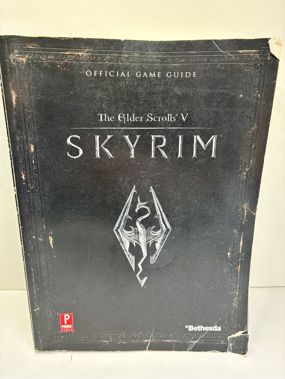 Elder Scrolls V: Skyrim: Prima - Paperback, by Hodgson David - missing large map